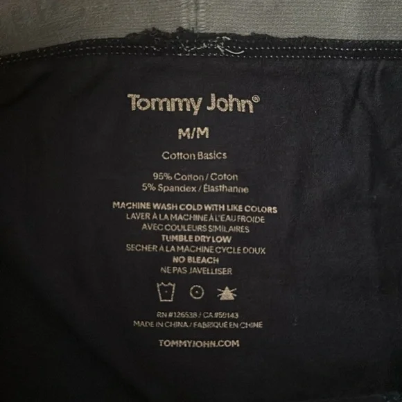 Tommy John Men’s Trunk, Navy, Med - Picture 4 of 4